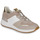Schuhe Damen Sneaker Low Geox D BULMYA Beige / Weiss / Gold