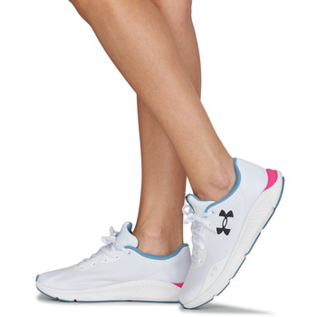 Under Armour UA W CHARGED PURSUIT 3 TECH Weiss / Blau / Rosa