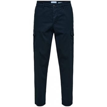 Selected Slim Tapered Wick 172 Cargo Pants - Dark Sapphire Blau