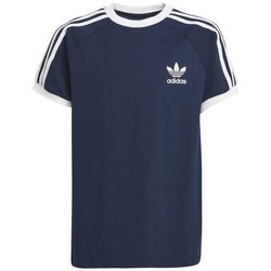Kleidung Herren T-Shirts adidas Originals 3STRIPES Tee Marine