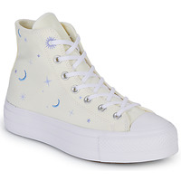Schuhe Damen Sneaker High Converse CHUCK TAYLOR ALL STAR LIFT HI Weiss / Violett