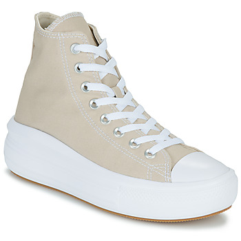 Schuhe Damen Sneaker High Converse CHUCK TAYLOR ALL STAR MOVE PLATFORM SEASONAL COLOR HI Beige / Weiss