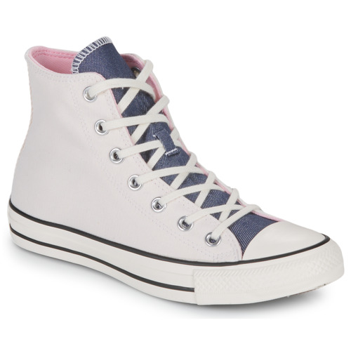 Schuhe Damen Sneaker High Converse CHUCK TAYLOR ALL STAR DENIM FASHION HI Weiss / Blau