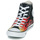 Schuhe Herren Sneaker High Converse CHUCK TAYLOR ALL STAR HI Rot / Schwarz / Gelb