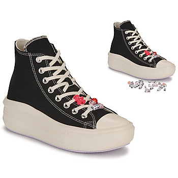 Schuhe Damen Sneaker High Converse CHUCK TAYLOR ALL STAR MOVE-POP WORDS Schwarz