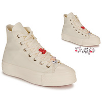 Schuhe Damen Sneaker High Converse CHUCK TAYLOR ALL STAR LIFT-POP WORDS Weiss