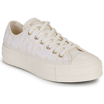 Schuhe Damen Sneaker Low Converse CHUCK TAYLOR ALL STAR LIFT-WHITE/EGRET/EGRET Weiss