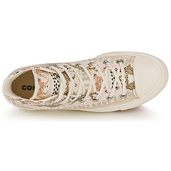 Converse CHUCK TAYLOR ALL STAR  LIFT-ANIMAL ABSTRACT Weiss / Multicolor