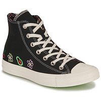Schuhe Damen Sneaker High Converse CHUCK TAYLOR ALL STAR-FESTIVAL- JUICY GREEN GRAPHIC Schwarz / Multicolor
