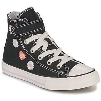 Schuhe Mädchen Sneaker High Converse CHUCK TAYLOR ALL STAR 1V-BLACK/SUNRISE PINK/VAPOR VIOLET Schwarz / Multicolor