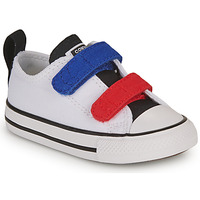 Schuhe Jungen Sneaker Low Converse INFANT CONVERSE CHUCK TAYLOR ALL STAR 2V EASY-ON SUMMER TWILL LO Weiss / Blau / Rot