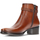 Schuhe Damen Low Boots Fluchos FLÜSSIGE STIEFELETTEN ALEGRIA D8889 Braun