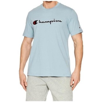 Kleidung Herren T-Shirts Champion 217814BS096 Türkisfarbig