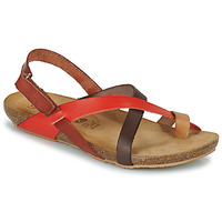 Schuhe Damen Sandalen / Sandaletten YOKONO IBIZA Braun / Rot