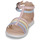 Schuhe Mädchen Sandalen / Sandaletten Geox J SANDAL KARLY GIRL Rosa / Blau / Malvenfarben
