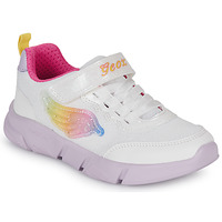 Schuhe Mädchen Sneaker Low Geox J ARIL GIRL D Weiss / Rosa
