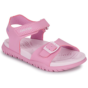 Schuhe Mädchen Sandalen / Sandaletten Geox J SANDAL FOMMIEX GIR Rosa