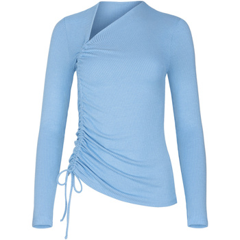 Kleidung Damen Tops / Blusen Lisca Langärmeliges Top vorne verstellbar Kenza Blau