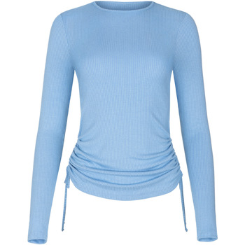 Kleidung Damen Tops / Blusen Lisca Top mit langen Ärmeln verstellbare Seiten Kenza Blau
