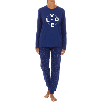 Kleidung Damen Pyjamas/ Nachthemden Kisses And Love KL45184 Blau