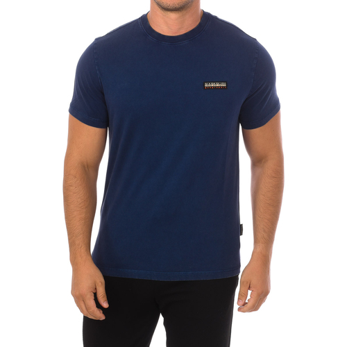 Kleidung Herren T-Shirts Napapijri NP0A4GPE-MBN Blau