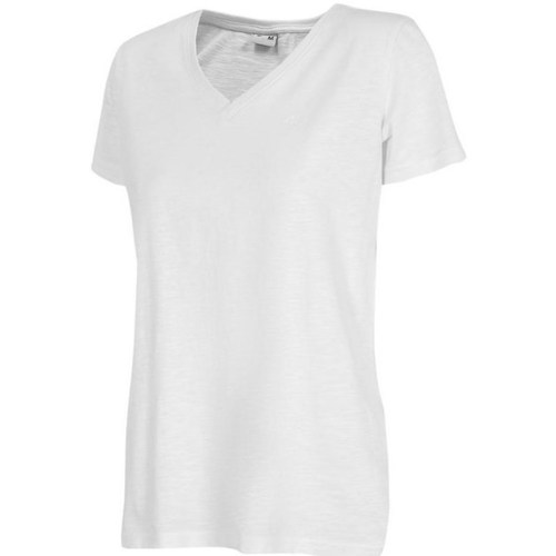 Kleidung Damen T-Shirts 4F TSD352 Weiss