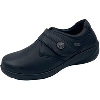 Schuhe Damen Slipper Tex Slipper Comfort Klettslipper P9520 blk schwarz