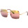 Uhren & Schmuck Sonnenbrillen Ray-ban Quadratische Sonnenbrille RB1971 9202G9 Polarisiert Rosa