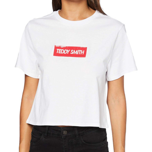 Kleidung Damen T-Shirts & Poloshirts Teddy Smith 31014913D Weiss