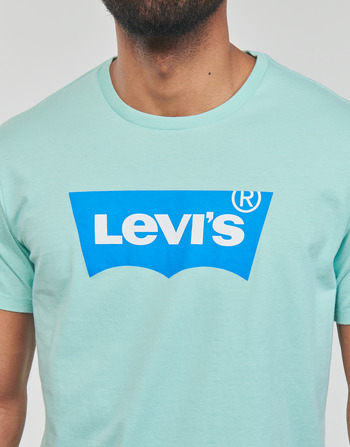 Levi's GRAPHIC CREWNECK TEE Blau