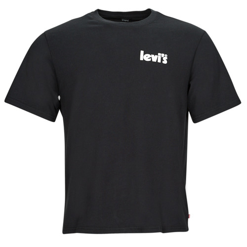 Kleidung Herren T-Shirts Levi's SS RELAXED FIT TEE Schwarz