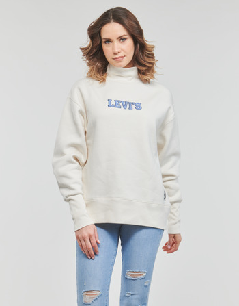Kleidung Damen Sweatshirts Levi's GRAPHIC GARDENIA CREW Weiss
