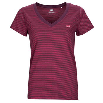 Kleidung Damen T-Shirts Levi's PERFECT VNECK Rot