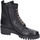 Schuhe Damen Stiefel Donna Carolina Premium Bull nero 48.699.112 Schwarz