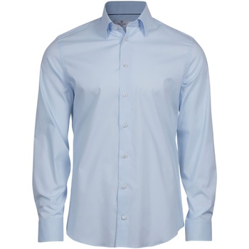 Kleidung Herren Langärmelige Hemden Tee Jays TJ4024 Blau