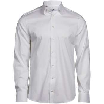 Kleidung Herren Langärmelige Hemden Tee Jays TJ4024 Weiss