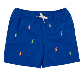 Kleidung Jungen Badeanzug /Badeshorts Polo Ralph Lauren TRAVELER-SWIMWEAR-TRUNK Blau / Multicolor