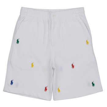 Kleidung Jungen Shorts / Bermudas Polo Ralph Lauren PREPSTER SHT-SHORTS-ATHLETIC Weiss