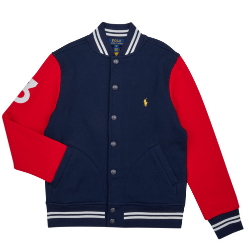 Kleidung Jungen Jacken Polo Ralph Lauren BBALLJKT-OUTERWEAR-BOMBER Marine