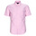 Kleidung Herren Kurzärmelige Hemden Polo Ralph Lauren CHEMISE COUPE DROITE EN SEERSUCKER Rosa / Weiss
