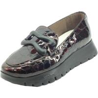 Schuhe Damen Slipper Wonders A-2430 Barbun Rot