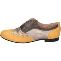 Schuhe Damen Derby-Schuhe & Richelieu Pollini BE352 Schnürer Leder Gelb