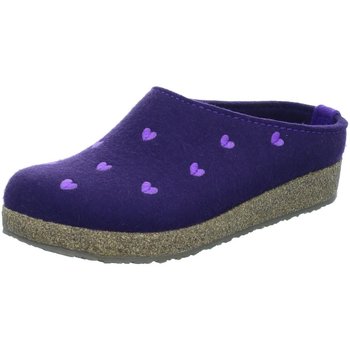 Schuhe Damen Hausschuhe Haflinger Cuircini 741031-290 Violett
