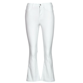 Kleidung Damen Flare Jeans/Bootcut Noisy May NMSALLIE HW KICK FLARED JEANS VI163BW S* Weiss