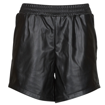 Kleidung Damen Shorts / Bermudas Noisy May NMPROOF HW PU SHORTS Schwarz