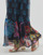 Kleidung Damen Maxikleider Desigual VEST_DUDAS Blau / Multicolor