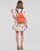 Kleidung Damen Kurze Kleider Desigual VEST_BELGICA-LACROIX Weiss / Multicolor