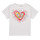 Kleidung Mädchen T-Shirts Desigual TS_HEART Weiss / Multicolor