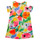 Kleidung Mädchen Kurze Kleider Desigual VEST_CAMPO Weiss / Multicolor