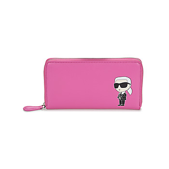 Taschen Damen Portemonnaie Karl Lagerfeld K/IKONIK 2.0 LEATHER CONT WLLT Rosa